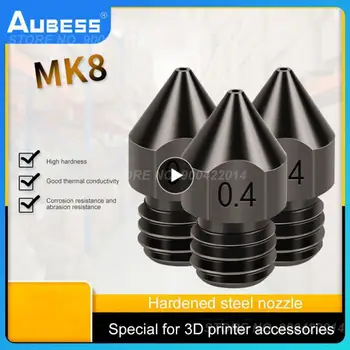 1-5 бр. дюзи MK7 MK8 от сверхтвердой стомана прес-форма, стоманена коррозионностойкий екструдер, резбово дюза за 3D-принтер 1,75 mm, дюза за Ender3