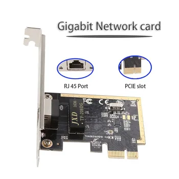 10/100/1000 Mbps RTL8111H чип RJ-45 Адаптер локална мрежа Fast Ethernet Детска Гигабитная мрежова карта PCI-E PCI-E за Ethernet Игрална карта PCIE