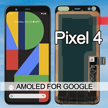 100% тествана за amoled LCD дисплей Google Pixel 4, сензорен дисплей, дигитайзер, монтаж, смяна на LCD дисплей за показване на Google Pixel4