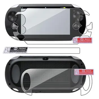 1БР HD Екран Предна + Задна Защитно Фолио За Дисплея Защитно покритие За Sony Ps Vita системата Аксесоари За Защита на екрана PS Vita