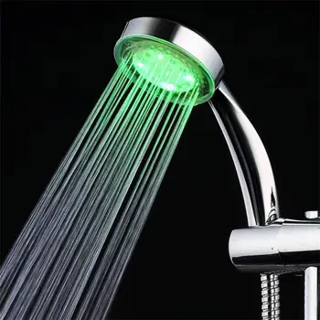 2022 7 Цветен led душ глава за баня, ръчно дъждовна накрайник за душ, водосберегающая СПА-накрайник за душ с високо налягане