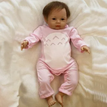 22-инчовата реалистична кукла Реборн Реалистична новородено мека vinyl подарък кукла за момичета