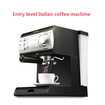 220 В Италианско еспресо-машината е полуавтоматична свежемолотая домакински млечни малка машина за приготвяне на топли напитки