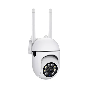 3-мегапикселова камера, безжична WiFi камера за наблюдение пълноцветен камера за нощно виждане 1080P HD домашна интелигентна камера за сигурност Plug EU