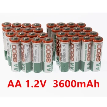 4-20 PCS Neue 1,2 V AA batterie батерия 3600mah NI MH Pre-Aufgeladen Batterien Ni-Mh AA3600 batterie Für Spielzeug Kamera Mikrofon