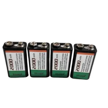 4 бр./лот SHSEJA 2000 mah 9 акумулаторна батерия 9 NiMH батерия за уреди за откриване на метал безплатна доставка
