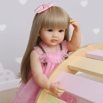 55 см, пълна лепило погружающийся моделиране принцеса кукла творчески подарък за момичета, играчка за декорация на дома