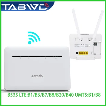 B535 4G CPE рутер Cat 4 рутери със скорост 300 Mbit/s, точка за достъп Wi-Fi рутер със слот за сим карта