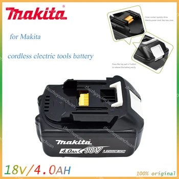 BL1830 100% Оригинална Акумулаторна Батерия За електрически инструменти Makita 18V 4.0 Ah С led литиево-йонна батерия BL1860B BL1860 BL1850 4000 mah