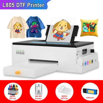 DTF Спирката на Принтер A4 L805 Директно На Филма Принтер Тениска Принтер за Тъкани, Ръчно изработени Продукти Тениска A4 DTF Печатна Машина