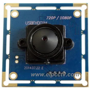 ELP 3,7 мм Обектив USB Камера Full HD 2MP CMOS OV2710 UVC Високоскоростен Мини Камера 120 кадъра в секунда за Вградени приложения