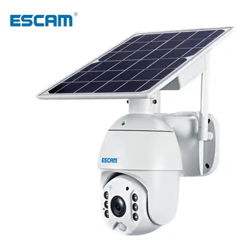 ESCAM QF280 1080p Wifi версия на Shell solar камера за сигурност на външното наблюдение водоустойчива камера за видеонаблюдение умен дом двупосочен глас