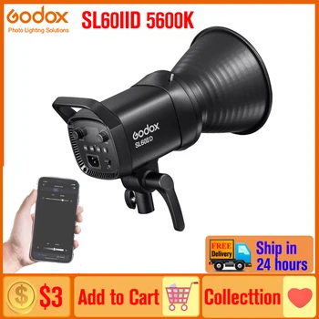 Godox SL60IID SL60 II SL60IIBi SL60II Bi SL60W COB Led Видео сигнал с Непрекъснатото Осветление Планина Bowens за Студийната запис на видео