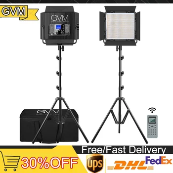 GVM-896S 50 W далечен бой светлина с висока яркост led видео двуцветен led панел
