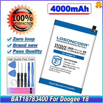 LOSONCOER BAT18783400 4000 mah Батерия За Преносим Doogee Y8 Batterie Batterie