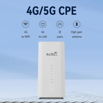 LTE 4G WiFi Рутер 300 Mbps Безжичен Рутер 3, RJ-45 със Слот за СИМ-карта-Широк Обхват на Вътрешната Антена Преносима Мрежа