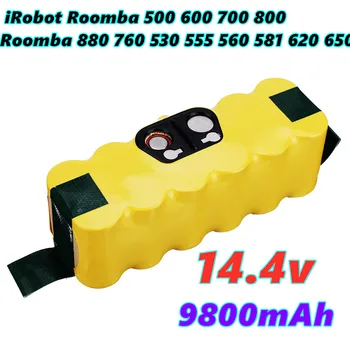 Neue 14,4 V 9800mAh ерзац head Ni-Mh Akku für iRobot Roomba 500 600 700 800 Serie für roomba 880 760 530 555 560 581 620 650