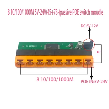 OEM Нов модел, 8-портов gigabit комутатор, тенис на комутатор RJ45 Ethernet 10/100/1000 Mbps, gigabit ethernet комутатор lan rj-45 tp-link