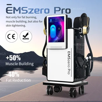 RF Small Screen EMS Извайвам Machine DLS-EMSLIM 14 Тесла 6500 W EMSZERO Hi-emt Таза Възглавница За Стимулация на Мускулите на Тялото За Slmming Салон