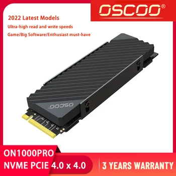 SSD NVMe PCIe 4.0 Gen4 512GB 1TB ON1000PRO За PS5 PS4 Вграден твърд диск M. 2 2280 с кутия за отвеждане на топлината