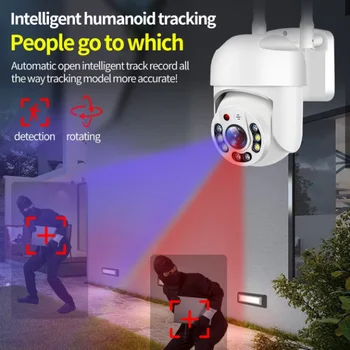 TC21 Wifi IP Камера за Сигурност Външна AI Human Detect Мини Камера 5G H. 264 P2P Аудио за ВИДЕОНАБЛЮДЕНИЕ Наблюдение Нощен Версия Камери