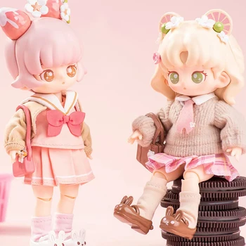 Teennar Sakura Jk Series Ob11 1/12 Bjd кукли Blind Mystery Box Box играчки Сладко аниме фигурки за Декорация за Събиране на подаръци за момичета