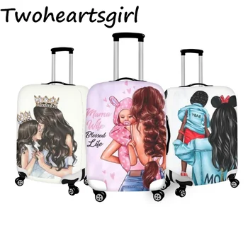 Twoheartsgirl серия Super Mom, чанта за багаж, защитно еластичност, калъф за куфар за пътуване, защита от прах, калъфи за коли, аксесоар