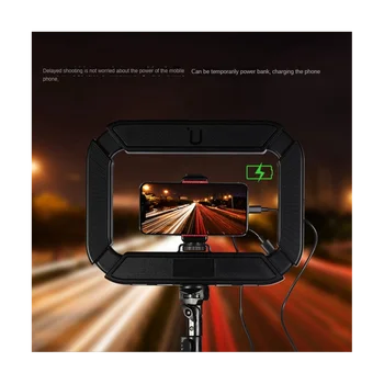 Ulanzi 2245 U200 Light Безжично Дистанционно управление за запис на Видео със смартфон Led Лампа за Видеозаснемане 2-в-1 Околовръстен Лампа Ръчна Лампа с монтиране на стена