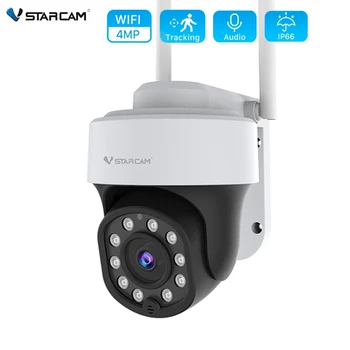 Vstarcam 4MP Ultra HD PTZ WiFi IP Камера AI Гуманоидная Отслеживающая Камера за Сигурност на Външно Водонепроницаемое P2P Видеонаблюдение