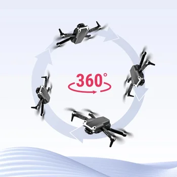 Z608 Дрон 4K HD Dual camera WiFi Пренос в реално време, въздушна фотография Заобикаляне на препятствия Хеликоптер Сгъваем Радиоуправляеми Квадрокоптер