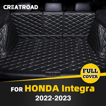 Автоматично Мат С Пълно Покритие на Багажника За HONDA Integra 2022 2023 Кожен Калъф За Багажник на Кола, Тампон За Карго Подложка, за Защита на Интериора, Аксесоари