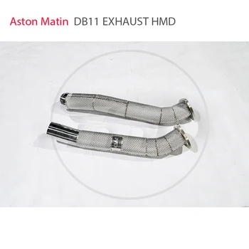 Автомобилни аксесоари HMD изпускателния колектор Предната тръба за Aston Martin DB11 с каталитичен конвертор Downpipe Catless