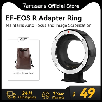 адаптер за закрепване на обектива 7artisans 7 artisans EF-EOS R с автоматично фокусиране Canon EF/EF-S slr камера Canon EOS R.