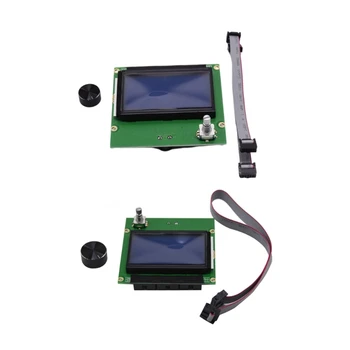 Аксесоари за 3D-принтер 40GE 12864 LCD екран Интелигентна панел за управление с кабел за екрана на дисплея на принтера Ender3 CR10