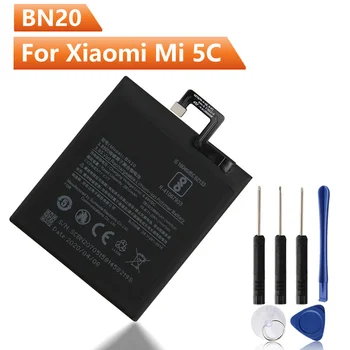 Батерия BN20 за Xiaomi 5C M5C BN20 Взаимозаменяеми батерия за телефона 2860 ма с безплатни инструменти