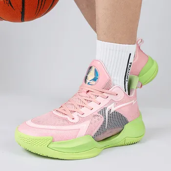 Брандираната професионални баскетболни обувки за мъже, тенденцията 2023, спортни обувки за тренировки, женски леки нескользящие баскетболни маратонки, мъжки