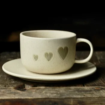 Бутиков ниша, прост дизайн, индивидуалност, ръчно рисувани, керамични чаши за кафе и чинии, турски чаши за кафе