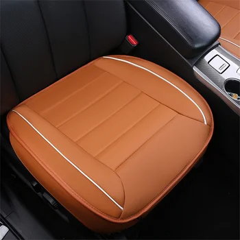 Възглавница за автомобилна седалка, универсално нескользящий калъф за авто седалка и за повечето автомобили, висококачествена изкуствена кожа без облегалка, протектор за автомобилна седалка