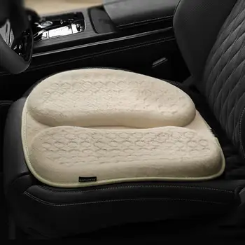 Възглавница за автомобилни Седалки Плътен Цвят 6 Стилове устойчива на плъзгане Мек Плюшен Утолщающая Възглавница За Седалка, Чанта За Автомобилни Седалки въздушна Възглавница за Офис