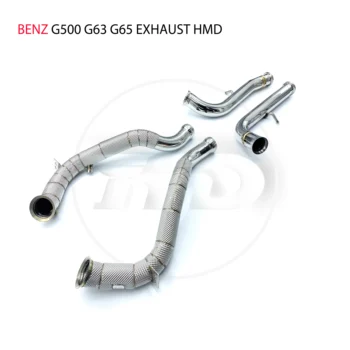 Выпускная система от неръждаема стомана HMD, високоефективна канализация тръба за промяна Benz G500 G63 G65, електронен клапан