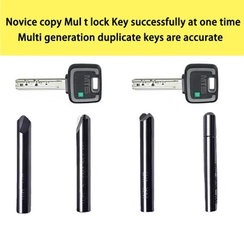 Высокозащищенный Набор от Ножове на Виолета T-Lock За Копиране на ключове Multilock В Изправено Ключовия Станке Шлосерски Инструмент Инструменти За Копиране на Ключове