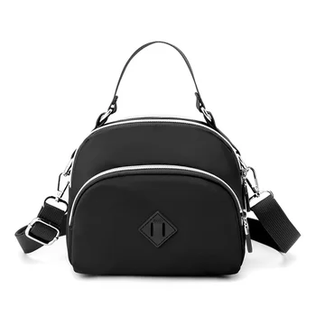 Дамски ежедневни чанти-тоут с горната дръжка, найлонови торбички, водоустойчива чанта за пазаруване с множество джобове през рамо