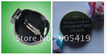 Един лот = 2000 бр. батерия CR2032 за монети + 2000 бр. притежателите на батерии CR2032-2ER, калъф за контакти
