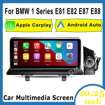 За BMW Серия 1 E81 E82 E87 E88 10,25-инчов Безжичен Apple CarPlay Android Авто Авто Мултимедиен Централен Блок Камера за Задно виждане Сензорен Екран