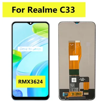За OPPO Realme C30 C30S C30F C33 LCD сензорен дисплей дигитайзер панел