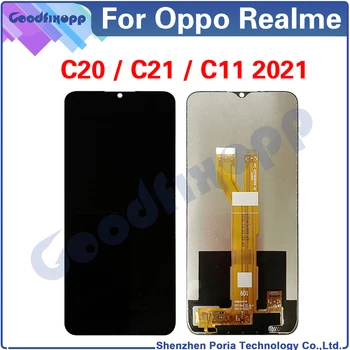 За Oppo Realme С20 C21 C11 2021 LCD сензорен дисплей, дигитайзер, монтаж, резервни части за ремонт, за подмяна на