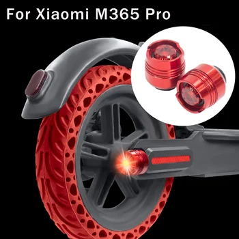 Задна светлина електрически скутер, сигналната лампа на задните колела за Xiaomi Pro M365 1S, промяна на детайли на електронното скутер, led светлини за сигурност