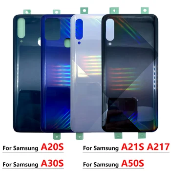 Задната част на кутията на Samsung Galaxy A20s A21s A30s A50S, корпус, на задната врата, работа на смени капака на отделението за батерията, детайлите на корпуса със самозалепваща стикер