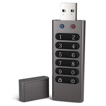 Защитен USB устройство, Volkcam 32 GB криптирани USB-памет, хардуер парола, карта памет, с клавиатура, U-disk светкавица
