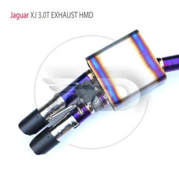 Изпълнение на система за отработените газове от титанова сплав HMD Catback подходящ за електронното клапа автоматична модификация на Jaguar XJ 3.0 T